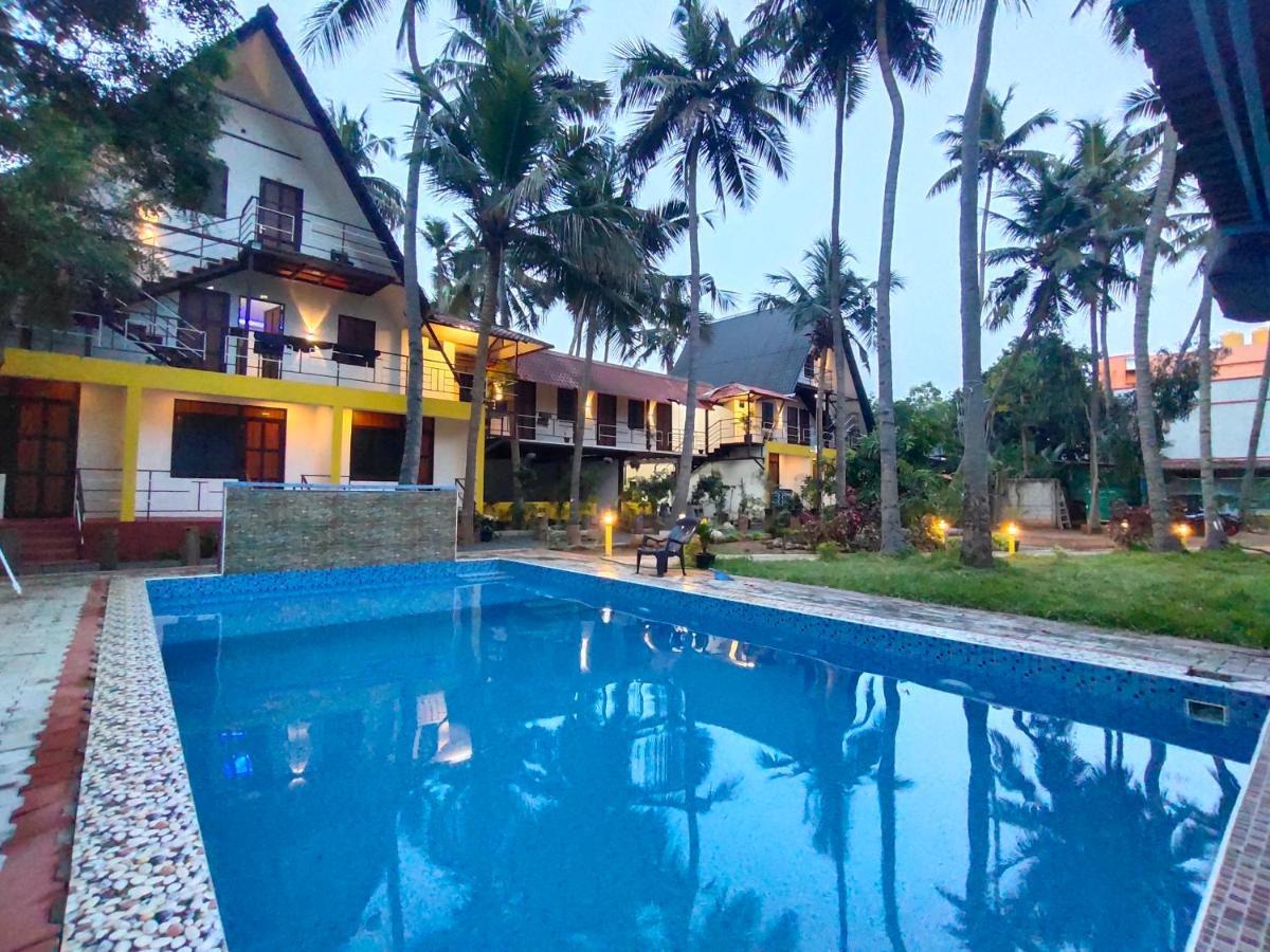 Pv Cottages - Serenity Beach Pondicherry Esterno foto